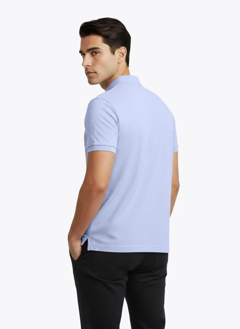 NAUTICA Men's Short Sleeve Solid Polo