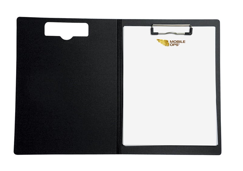 Baumgartens Mobile Ops Portfolio Clipboard Vertical BLACK (61634) 12" x 9" x 0.5" - Image 4