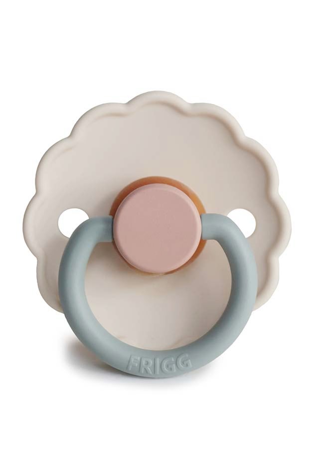 FRIGG Daisy Silicone Baby Pacifier 6-18M 1-Pack Cotton Candy - Size 2 - Image 1