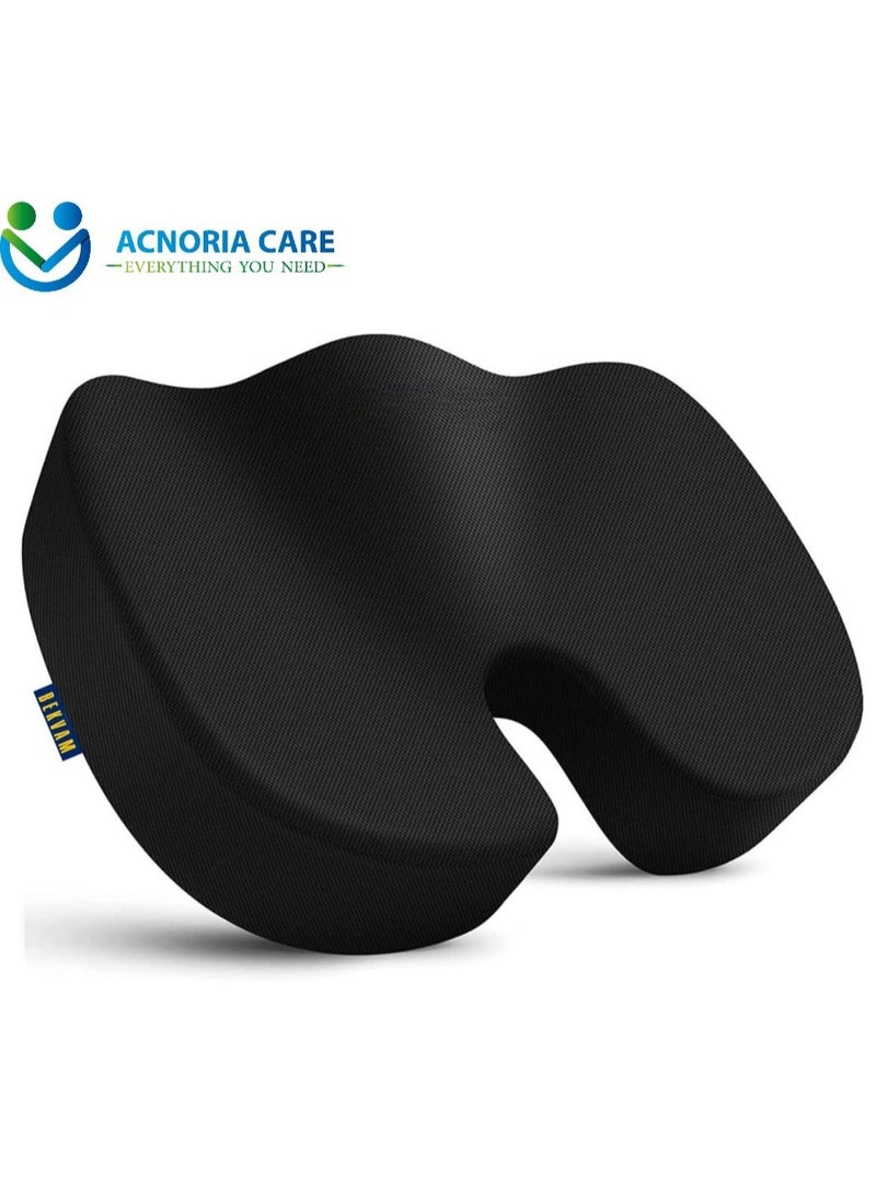 ACNORIA CARE Acnoria Care Coccyx Soft Comfortable Memory Foam Seat Cushion Orthopedic Pain Relief Seat Cushion For Car Office Wheelchair  - Image 1