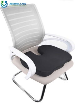 ACNORIA CARE Acnoria Care Coccyx Soft Comfortable Memory Foam Seat Cushion Orthopedic Pain Relief Seat Cushion For Car Office Wheelchair  - Image 4