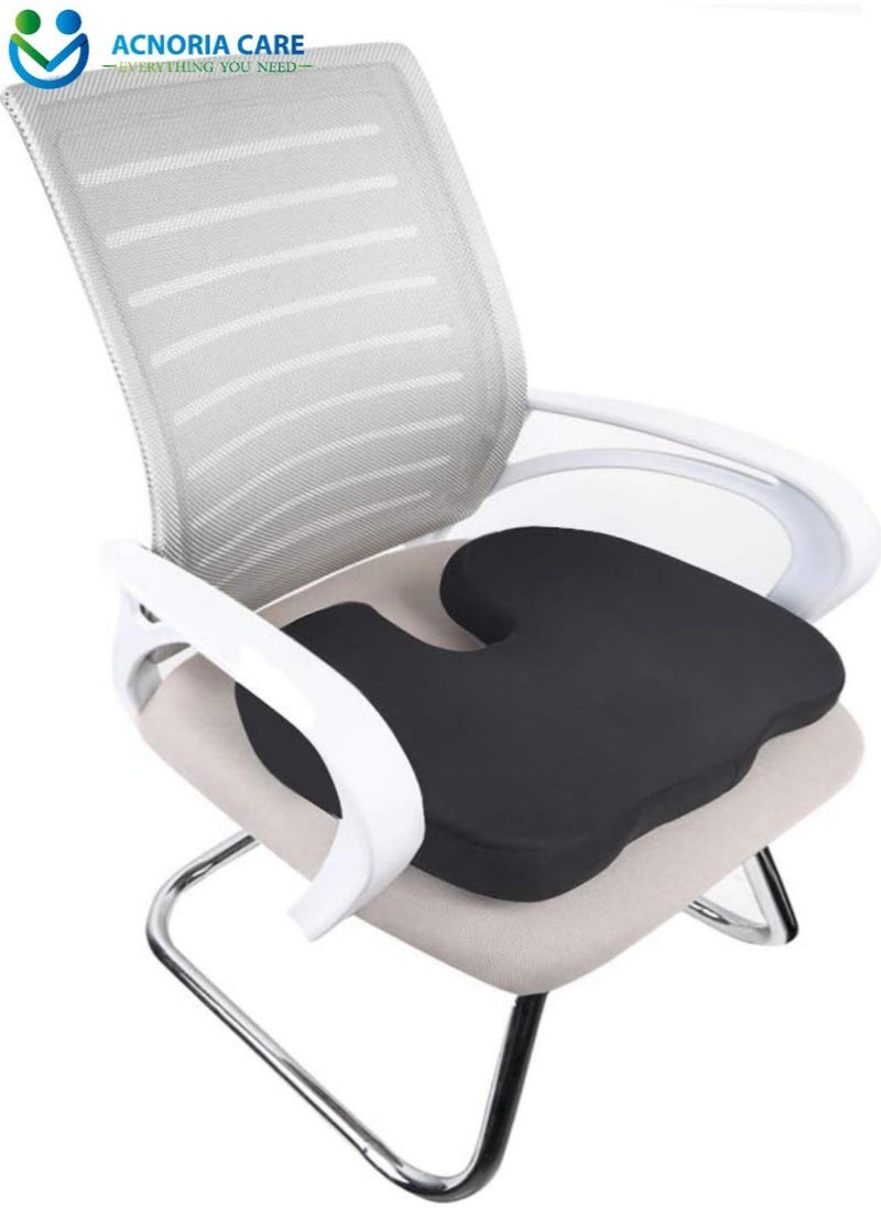 ACNORIA CARE Acnoria Care Coccyx Soft Comfortable Memory Foam Seat Cushion Orthopedic Pain Relief Seat Cushion For Car Office Wheelchair  - Image 4
