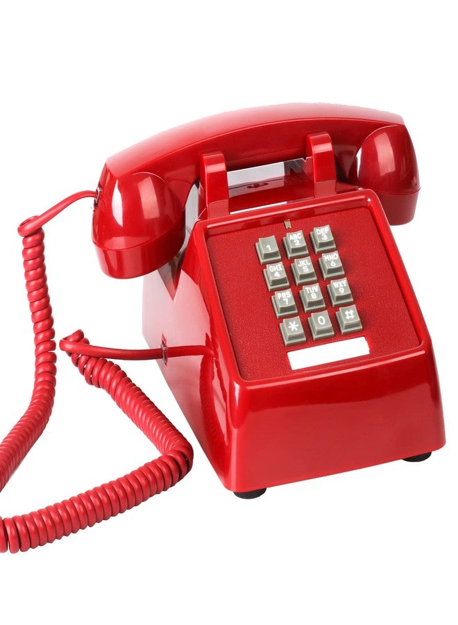 Sangyn Vintage Corded Phones for Landline Old Telephone with Mechanical Ringer Volume Control Retro Analog Desk Phone for Home School Office - Image 1
