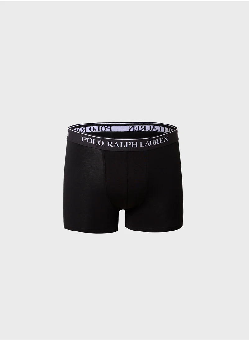 POLO RALPH LAUREN 3 Pack Logo Band Trunks