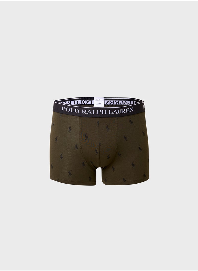 POLO RALPH LAUREN - 3 Pack Logo Band Trunks - Image 1