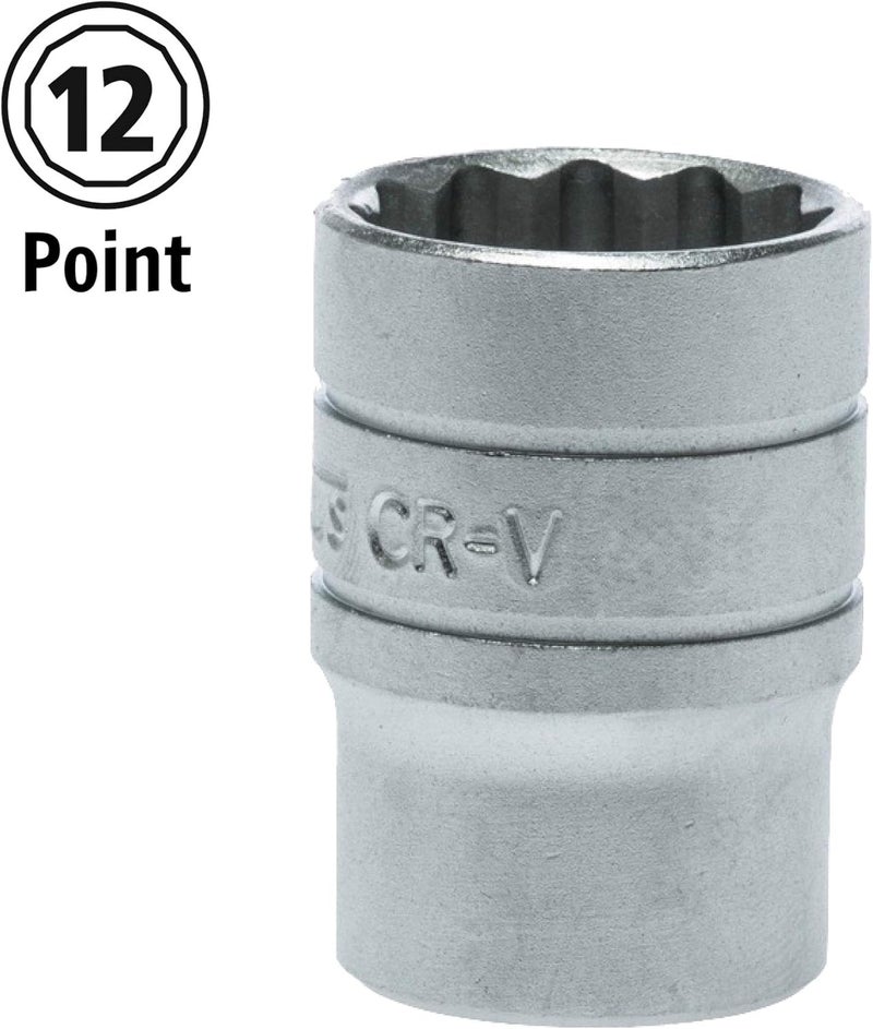 TENGTOOLS Teng Tools M120512-C Regular Bi-Hexagon Socket 12mm 1/2in Square Drive - Image 2
