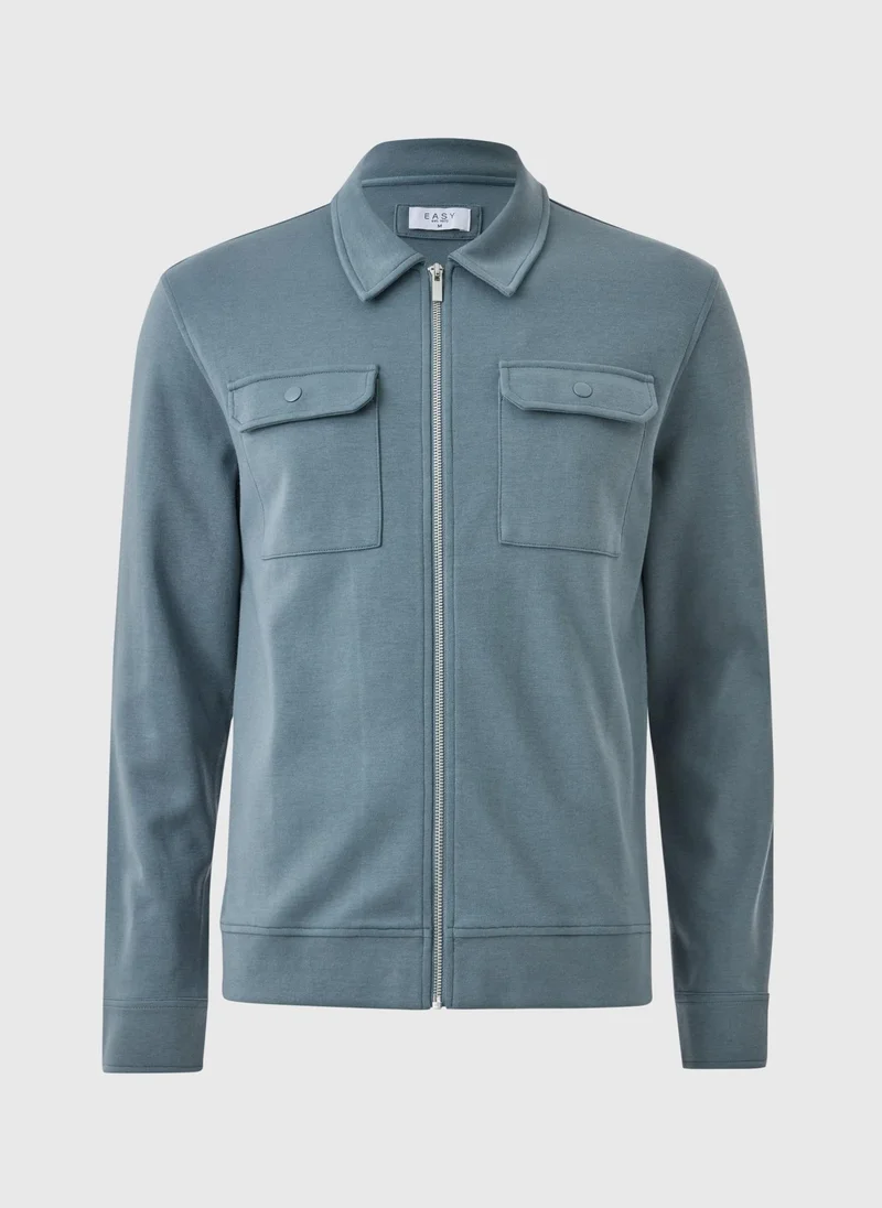 ماتلان قميص شيكت ذكي أزرق