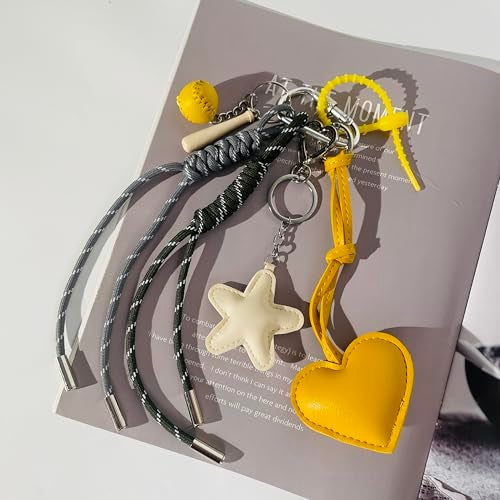 QTMY Cute Braided Keychain Bag Charms for Handbag Purse Backpack Accessories Bogg Bag,287 - Image 2