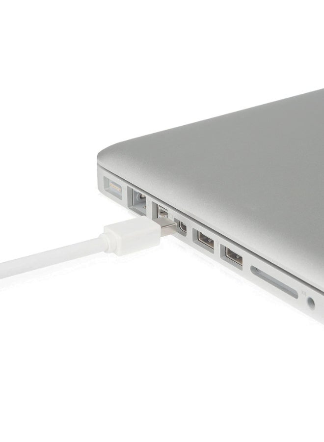موشي محول من ديسبلاي بورت إلى HDMI مصنوع من الألومنيوم أبيض - Image 4