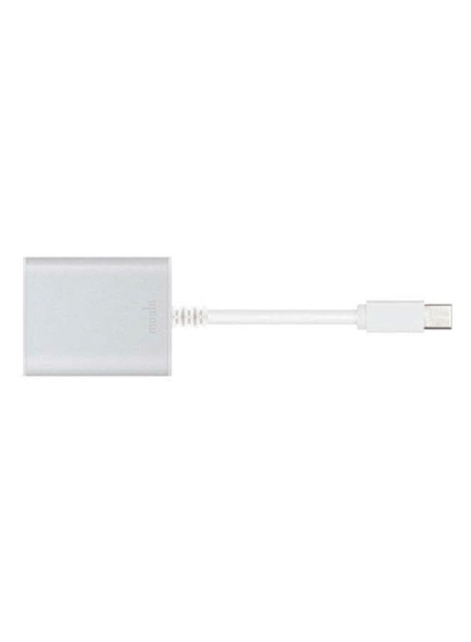 موشي محول من ديسبلاي بورت إلى HDMI مصنوع من الألومنيوم أبيض - Image 2