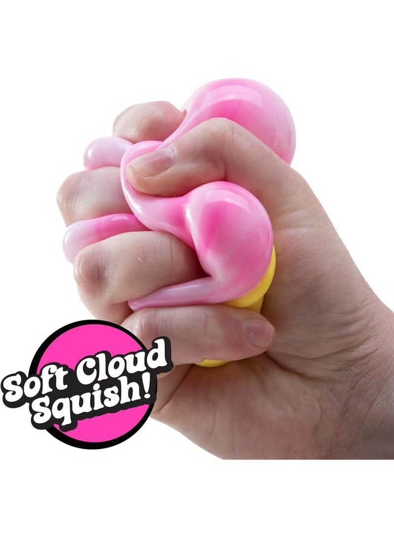 Needoh Schylling Needoh Ice Cream Cone - Sensory Squeeze Toy (Pink) - Image 2