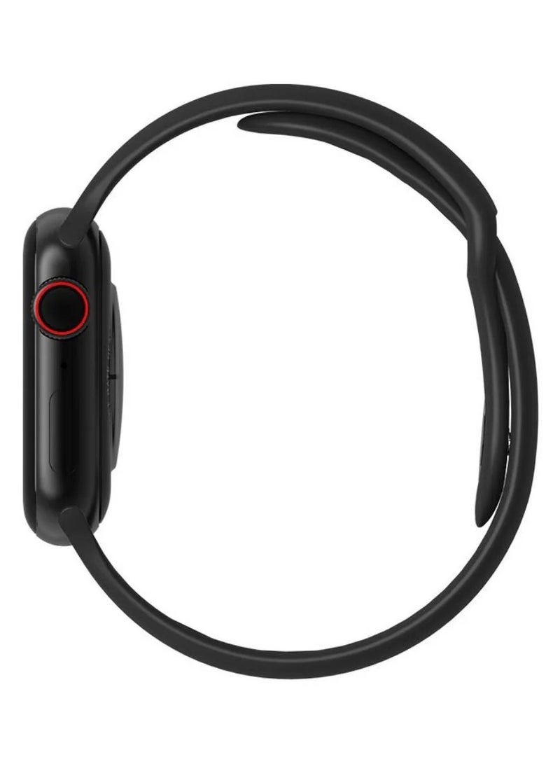 Full Touch Call Smart Bluetooth Watch with Replaceable Strap Black - Image 4