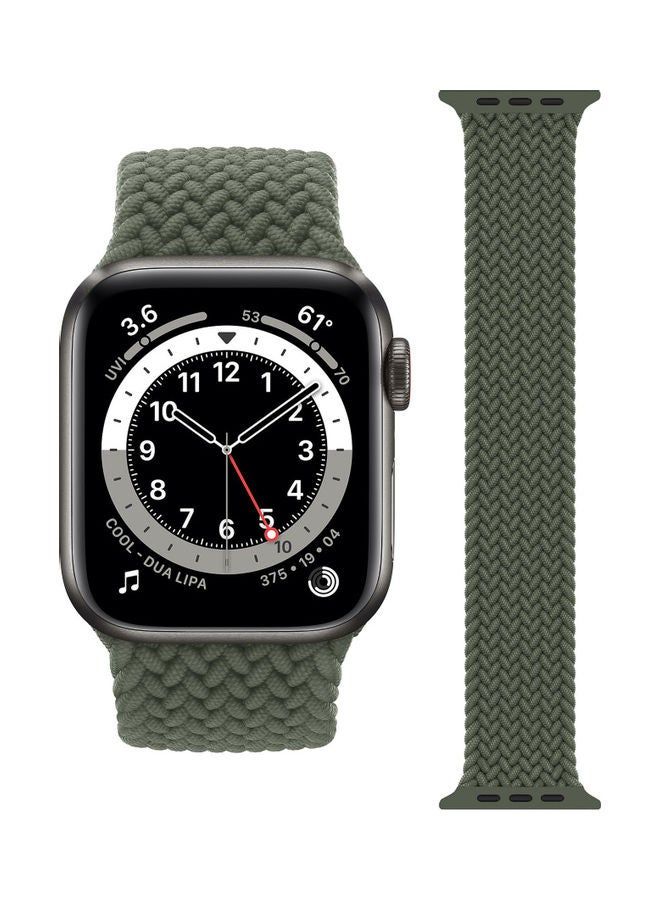 vesus Replacement Band For Apple Watch Series 1/2/3/4/5/6/SE 38/40mm Inverness Green