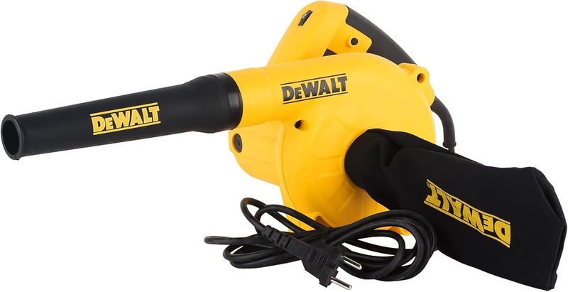 Apt Dewalt 800W Rubber Handle Variable Speed Corded Blower Yellow and Black DWB800-B5 - Image 2
