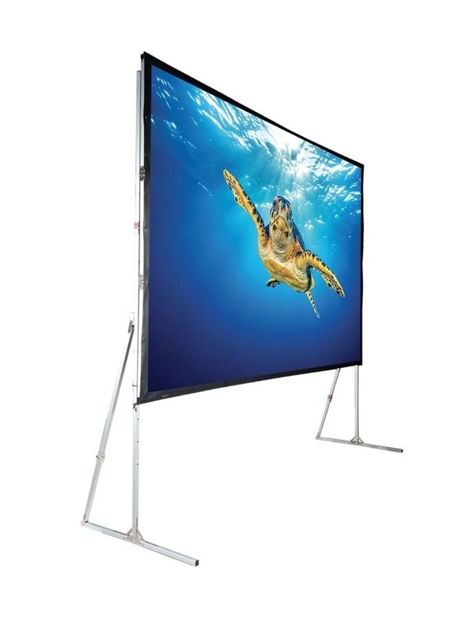 Taimi 250 inch Portable Fast Fold Outdoor Projector Screen with Stand, Indoor and Outdoor Movie Screen - Image 1