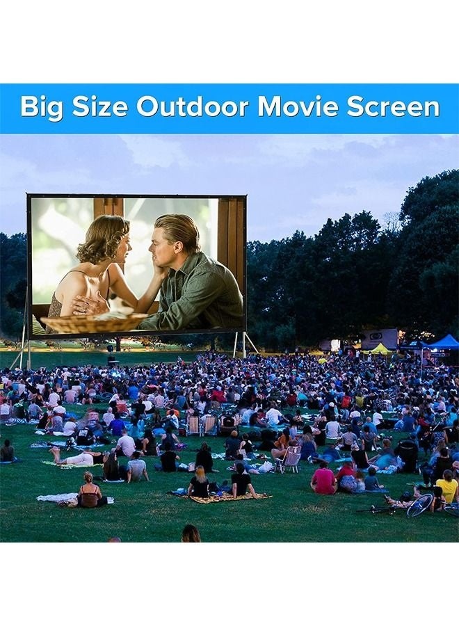 Taimi 250 inch Portable Fast Fold Outdoor Projector Screen with Stand, Indoor and Outdoor Movie Screen - Image 5