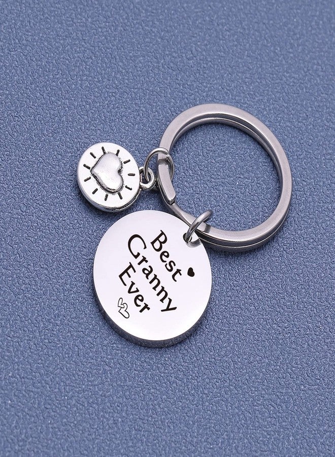 Nothers ASANHAO Best Grammy Ever Keychain - Grandmother Gift - Keyring for Nana, Grandma, Mimi, Gigi Jewelry Mother's Day Gift for Nana Birthday Keychain Gigi Christmas Keyring - Image 2
