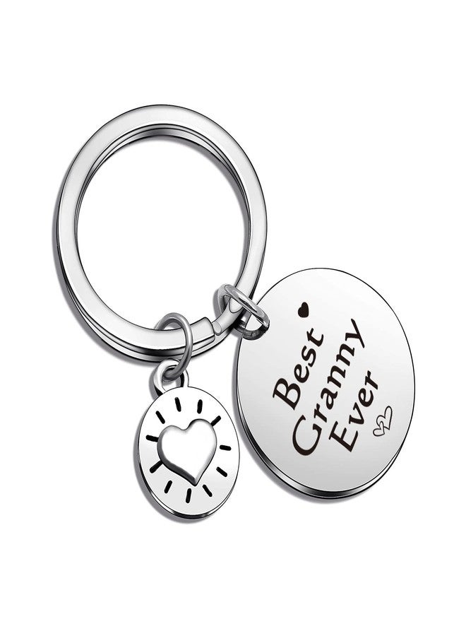 Nothers ASANHAO Best Grammy Ever Keychain - Grandmother Gift - Keyring for Nana, Grandma, Mimi, Gigi Jewelry Mother's Day Gift for Nana Birthday Keychain Gigi Christmas Keyring - Image 1
