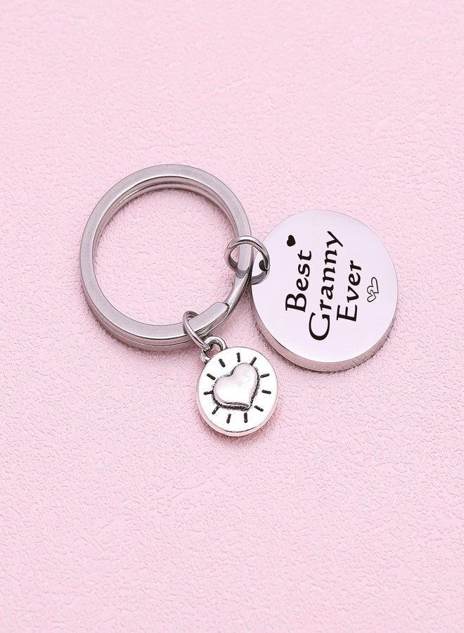 Nothers ASANHAO Best Grammy Ever Keychain - Grandmother Gift - Keyring for Nana, Grandma, Mimi, Gigi Jewelry Mother's Day Gift for Nana Birthday Keychain Gigi Christmas Keyring - Image 3