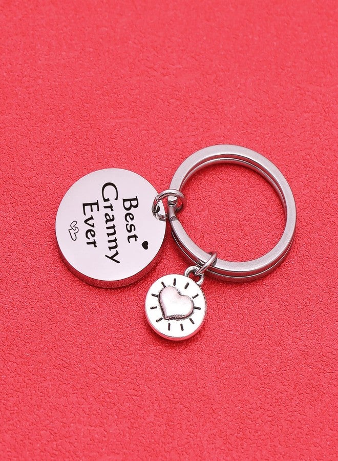 Nothers ASANHAO Best Grammy Ever Keychain - Grandmother Gift - Keyring for Nana, Grandma, Mimi, Gigi Jewelry Mother's Day Gift for Nana Birthday Keychain Gigi Christmas Keyring - Image 4