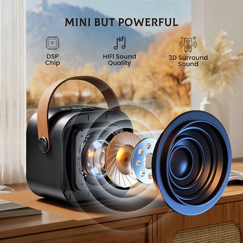 IROO Mini Karaoke Machine for Kids 2026 TOP Toys Birthday Gifts Ideas for Girls Ages 4 5 6 7 8 9 10 12 Years Old Portable MP3 Player with 2 Wireless Mics for Family Home Party - Image 5