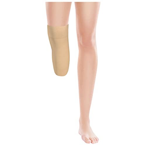 TruformOTC Truform Below Knee BK Stump Shrinker, Limb Compression with Ventilation, Amputee Care, Beige, Large (16-20" Calf) - Image 1