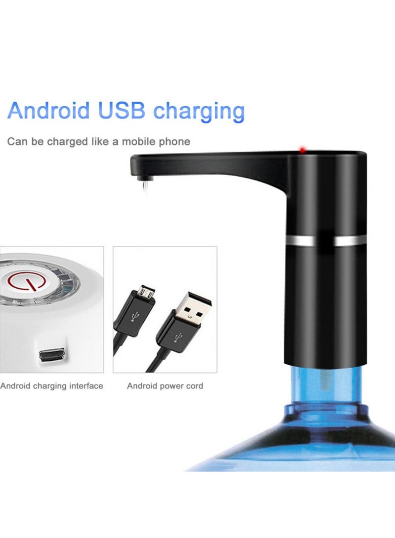 JIHAM Rechargeable Electrical Automatic Water Pump Top Dispenser - Convenient and Portable for Bottled Water at Home or Office - Image 3