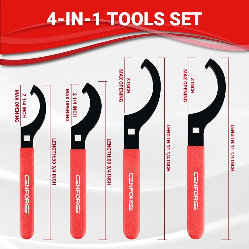 CENFORGE Universal Coilover Adjustment Spanner Wrench Set - Image 2
