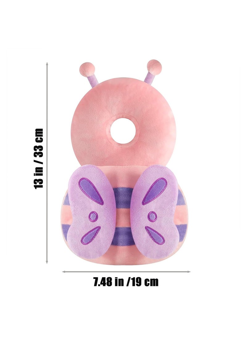 Baby Head Protector, Toddlers Head Safety Pad Cushion, Adjustable Toddlers Head Safety Pad Cushion Backpack, Baby Back Protection for Crawling & Walking, for Age 4-24Months - Image 2