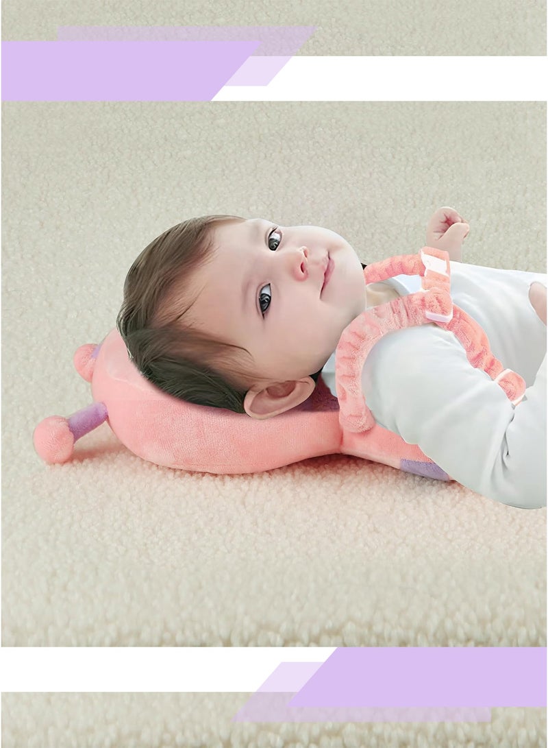 Baby Head Protector, Toddlers Head Safety Pad Cushion, Adjustable Toddlers Head Safety Pad Cushion Backpack, Baby Back Protection for Crawling & Walking, for Age 4-24Months - Image 5