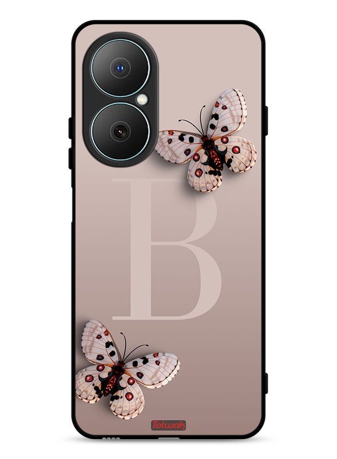 Tolwak Huawei Nova Y73 Protective Case Cover B Butterflies