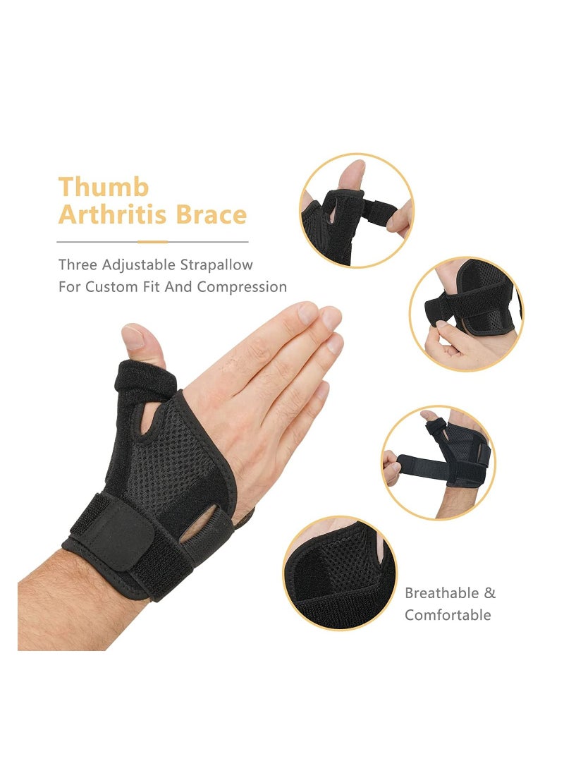 NIBEMINENT Thumb Arthritis Brace Wrist Strap Joint Spica Splint for Pain Relief Tendonitis Sprains Strains Carpal Tunnel Trigger Immobilize  - Image 3