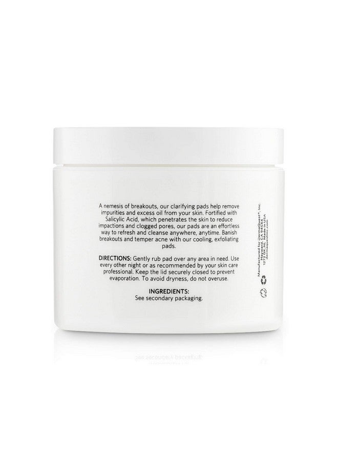 DermaQuest Dermaclear Pads Salicylic Acid Acne Treatment For Adults & Teens Acne Wipes For Face Neck Chest & Back (50 Pads)  - Image 2