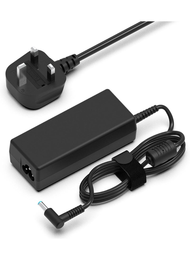 Zexen 65W Laptop Charger for HP Pavilion 11 13 15, Envy 13 15 17 C0008 EliteBook, Spectre, Chromebook 11 14 G3 G4, ProBook, Stream, 250 G6, 255 G7 and More (4.5 X 3mm) Blue Tip - Image 1
