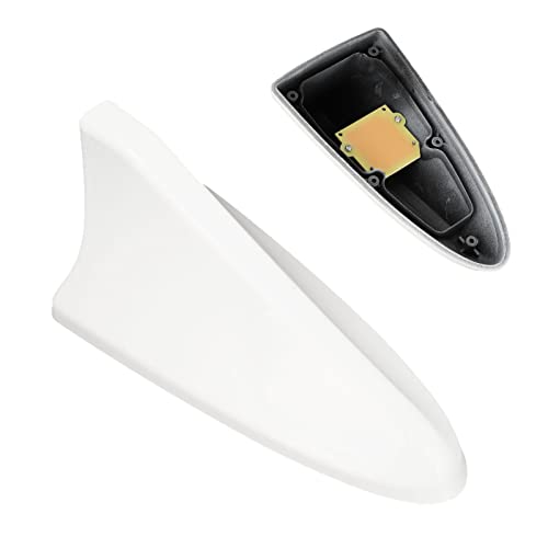 EVGATSAUTO Car Shark Fin Antenna Cover, Car Shark Fin Antenna Cover 96219 D5000EBQK Roof Aerial Base Replacement for Kia Optima 2014 2015 2016 2017 2018 2019 2020(White) - Image 4