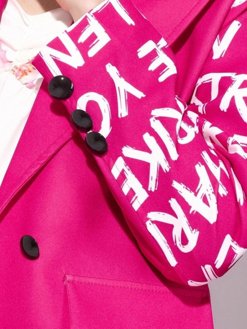Jennyfer Oversized Crepe Blazer Jacket - Image 5