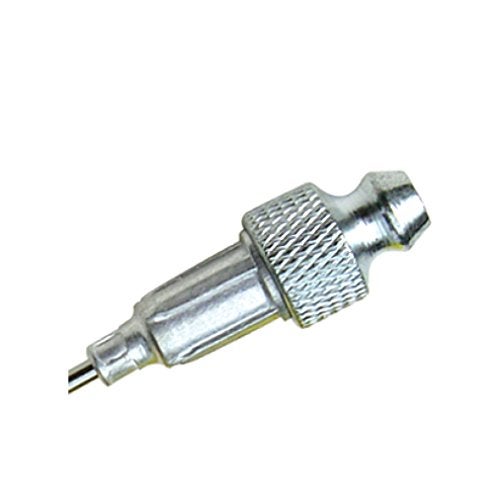 LUMAX إبرة شحم ستانلس ستيل لوماتكس LX-1416 فضية 18G بطول 1-1/2" مع غطاء. مثالية للتشحيم في الأماكن الضيقة مثل المحامل المغلقة والوصلات العالمية. - Image 5