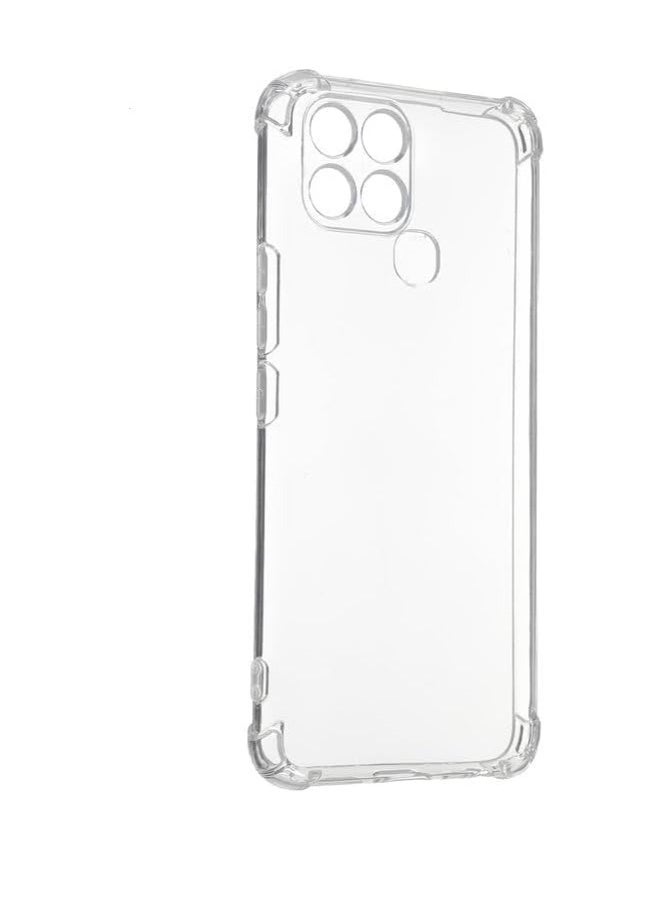 Generic - for Infinix Smart 6 / Infinix Smart 6 Shockproof Corners TPU Transparent Cover - Clear - Image 1