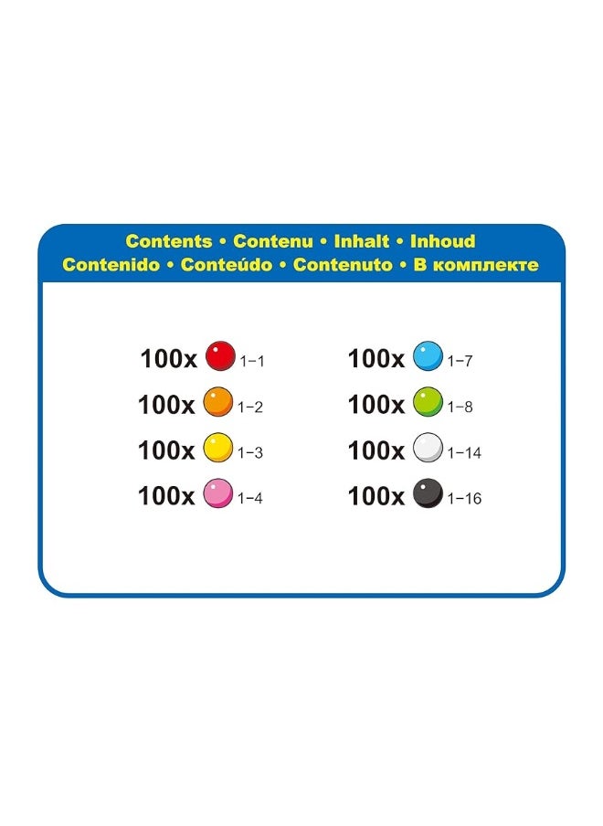 Aquabeads - Aquabeads Solid Bead Pack - Create Endless Creations with Refill of Over 800 Beads! - Image 1