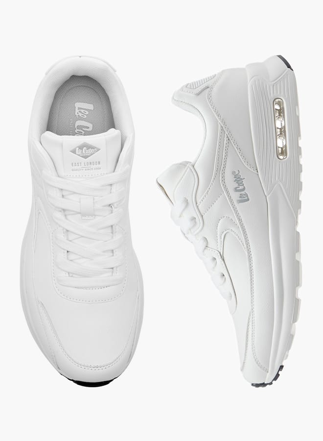 لي كوبر سنيكرز رجالي بتفاصيل شعار وإغلاق برباط  - Image 1