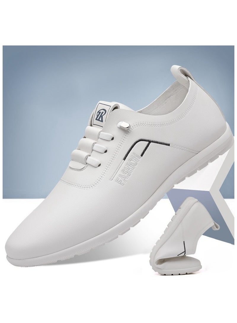 Shougu Versatile Retro Casual Leather Shoes - Image 1