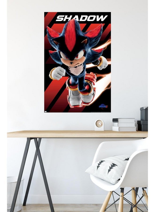 Trends International Sonic The Hedgehog 3 - Shadow Wall Poster, 22.37" x 34.00", Unframed Version - Image 4