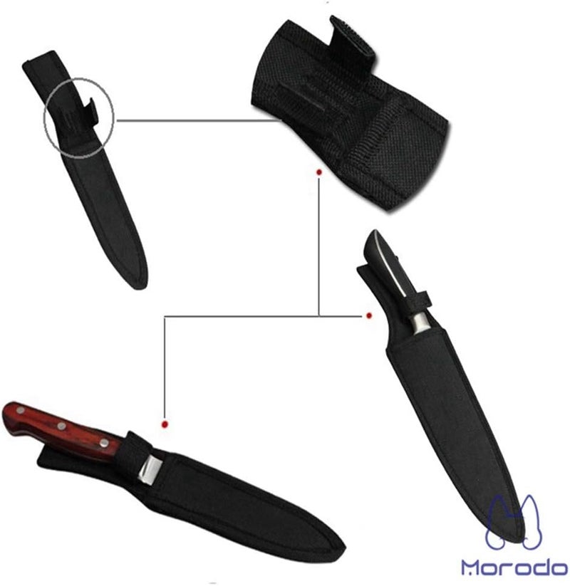 Morodo 11"~12" Chef Knife Scabbard Sheath (Black Nylon) - Image 4