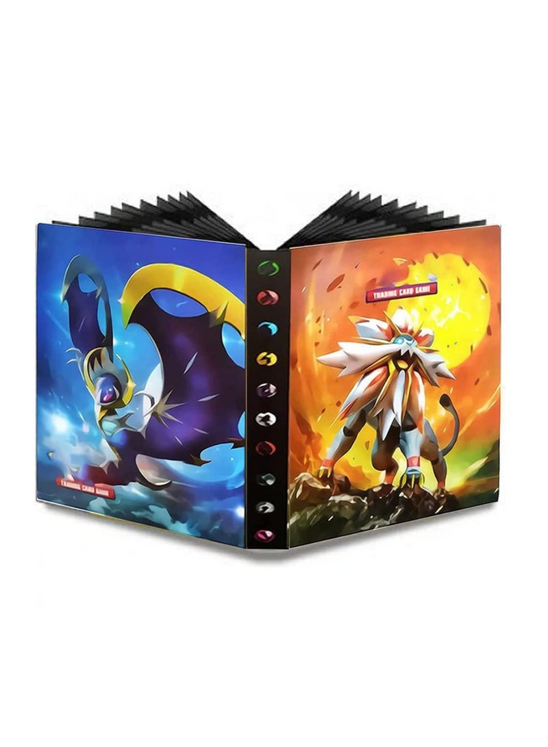 120 Card Album Book Anime Map Game cards Collection Holder Binder Folder for Pokemon Cards for photo - Image 1