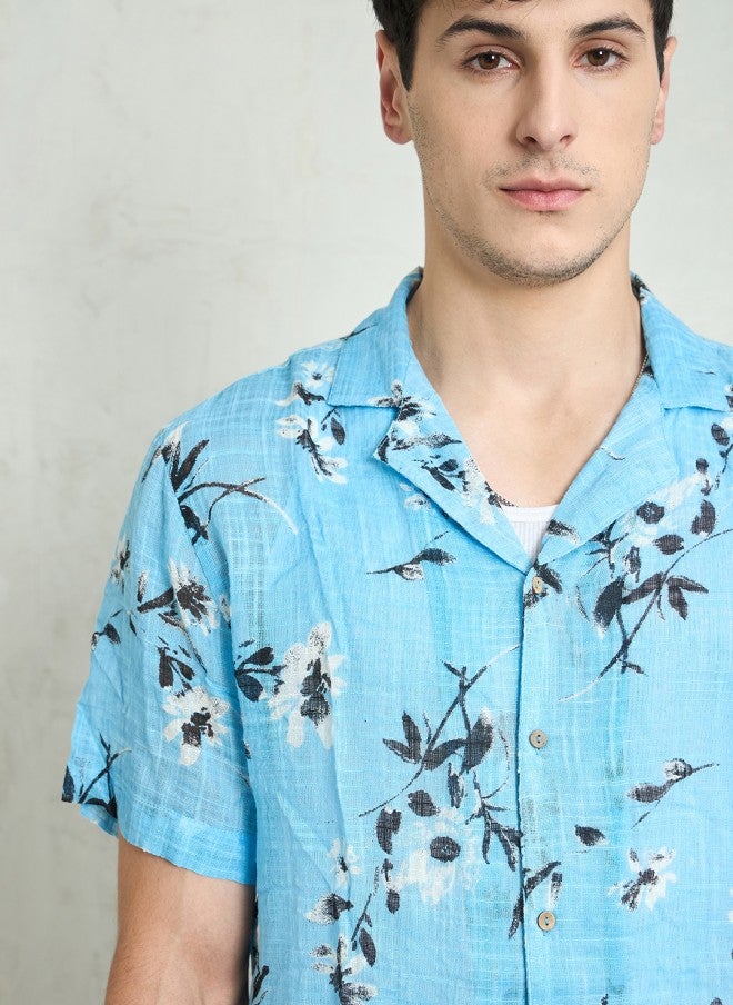 Mascln Sassafras Floral Printed Casual Shirt for Men - Image 3