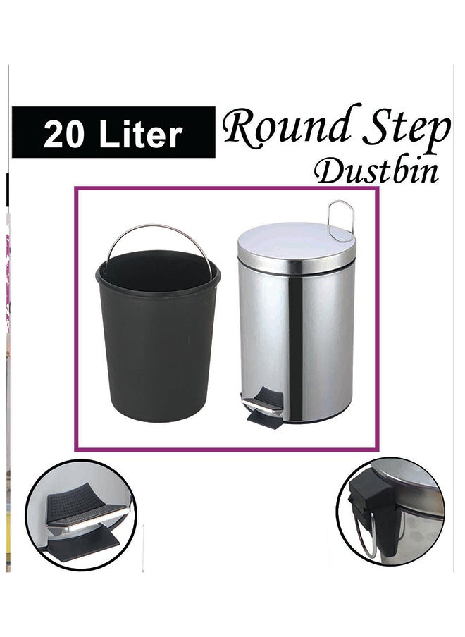 Feelings - FEELINGS - 20 Ltr ROUND STEP DUSTBIN - Image 1