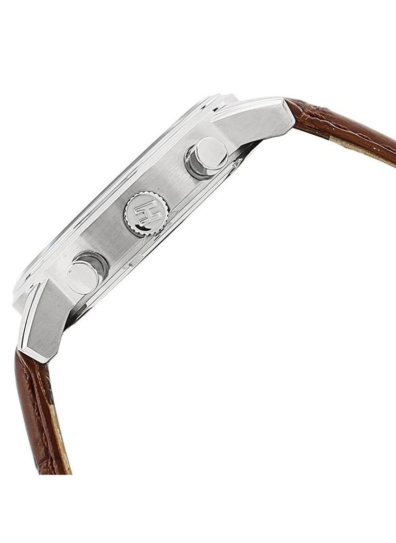 TOMMY HILFIGER - TOMMY HILFIGER Men’s Leather Analog Buckle Watch 1791400 - Image 1
