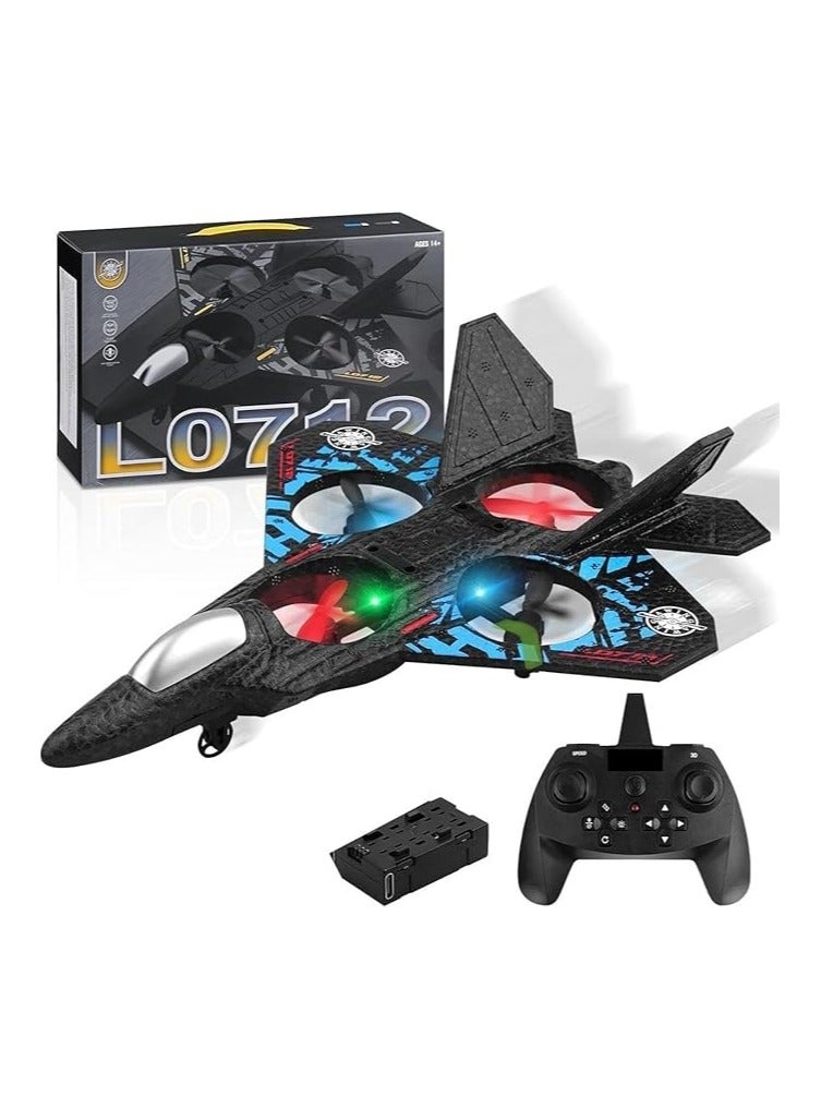 RC Plane 2.4GHz Remote Control Drone Quadcopter – Fighter Aircraft with Auto Hovering, 3D Flip | RTF RC Airplane for Beginners, Kids, & Adults  - Image 1