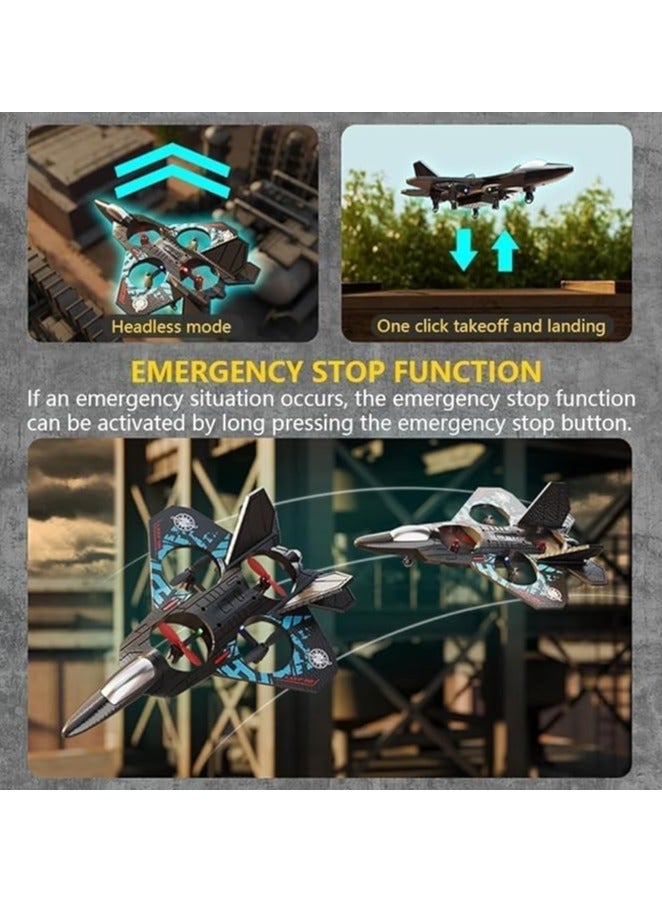 RC Plane 2.4GHz Remote Control Drone Quadcopter – Fighter Aircraft with Auto Hovering, 3D Flip | RTF RC Airplane for Beginners, Kids, & Adults  - Image 4