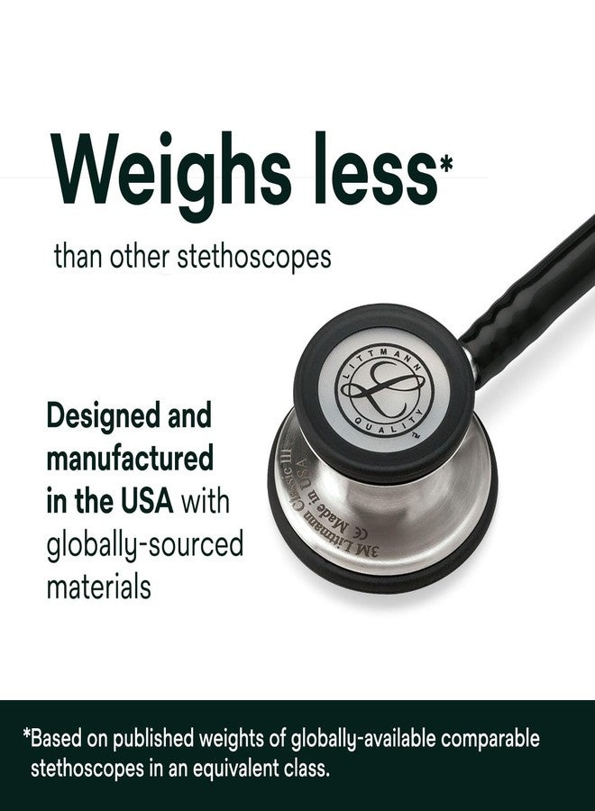 ليتمان سماعة مراقبة 3M Littmann Classic III، أنبوب بلون البرقوق، 27 بوصة، 5831 - Image 3